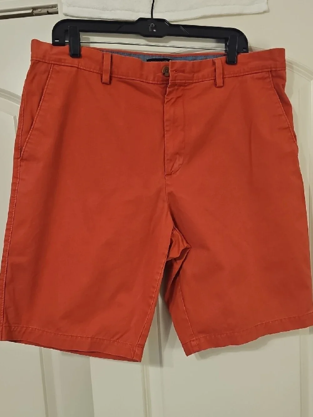 Banana Republic Orange Emerson Shorts with Chambray Waistband